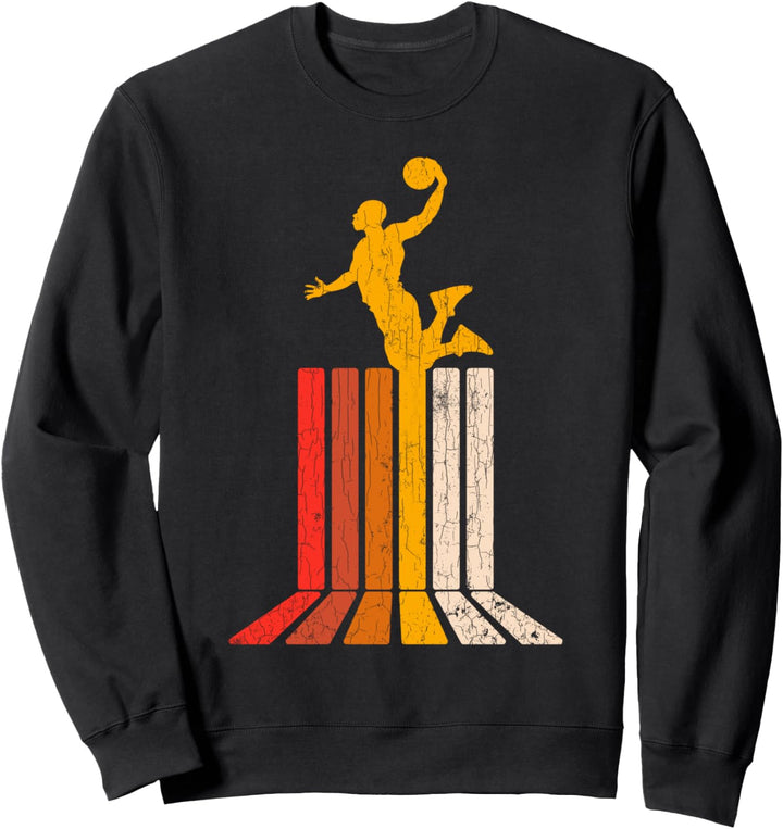 Vintage Retro Basketball-Spieler Geschenk idee Basketball Sweatshirt