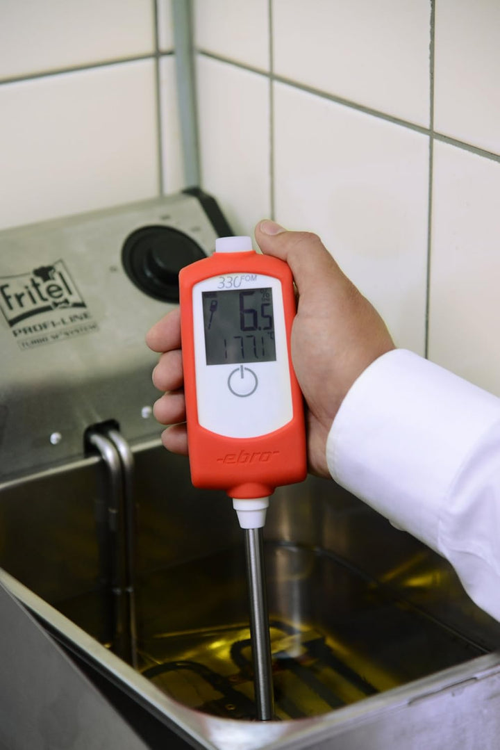 Ebro FOM 330-1-Set Frittieröltester +50 - +200°C Ölqualitäts-Messgerät, mit Signallampe