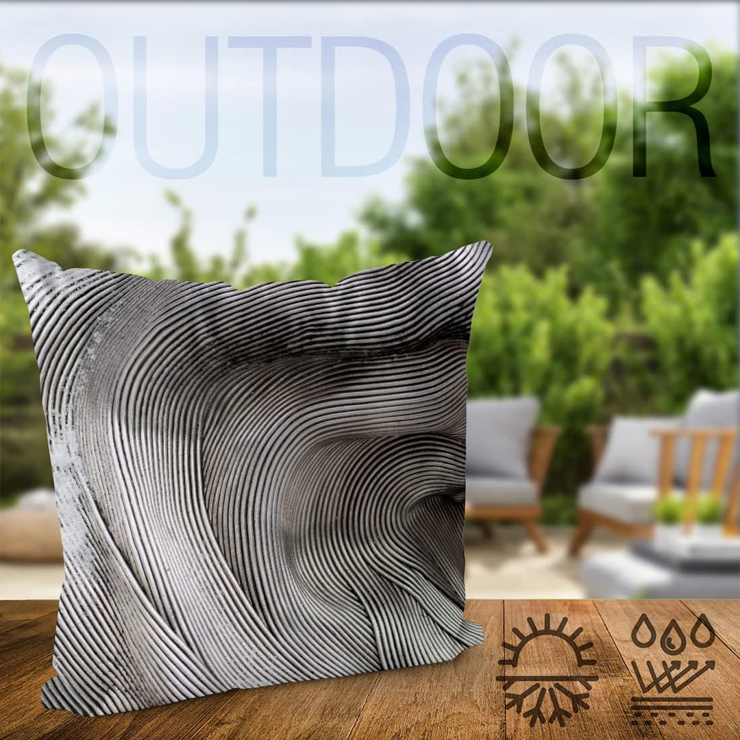 VOID Metall Oberfläche Kissenbezug Kissenhülle Sofakissen Kissen Deko Outdoor-Kissen Dekokissen, Kis