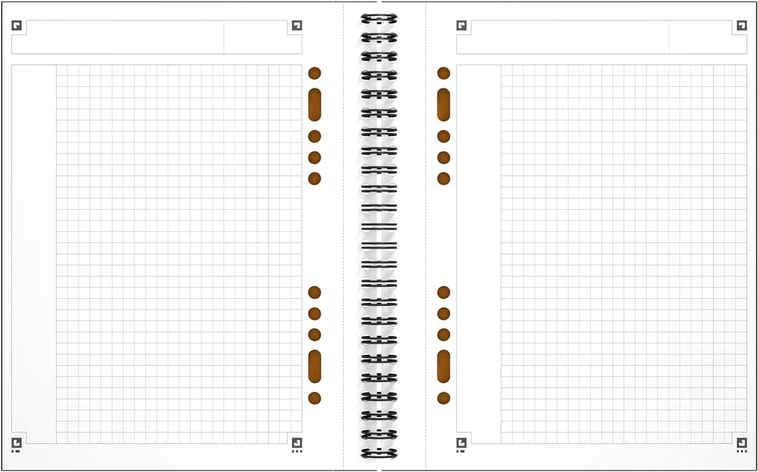 Oxford Notebook International A5, kariert, 160 Seiten, stabiler Kartondeckel, 5 Stück A5 5 Stück kar