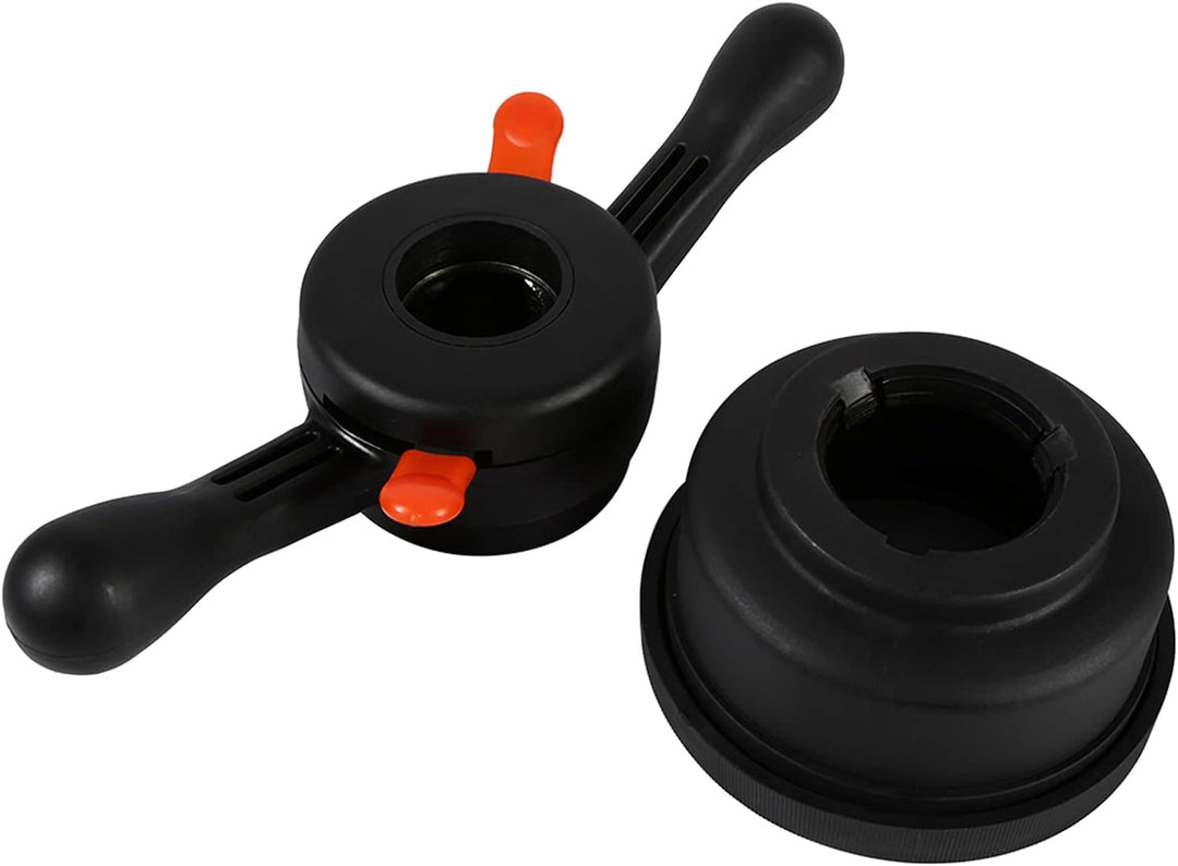 Qiilu Reifenradausgleich, 40mm Schnellverschluss Nabe Flügelmutter Auswuchtmaschine Reifenwechselwer