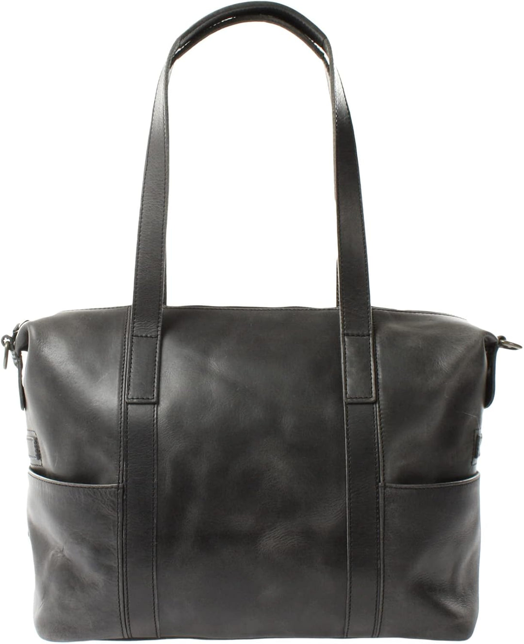 LECONI Shopper Vintage-Look Damen Henkeltasche Schultertasche Echt-Leder Natur Damentasche Ledertasc