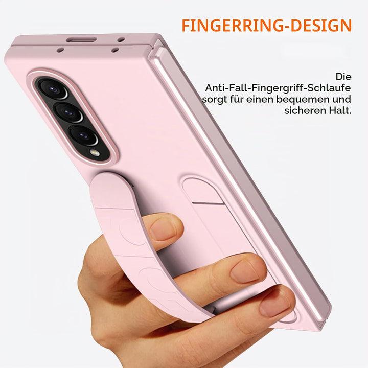 NINKI Kompatibel mit Samsung Galaxy Z Fold 4 Hülle mit Displayschutz Z fold 4 handschlaufe Hülle mit