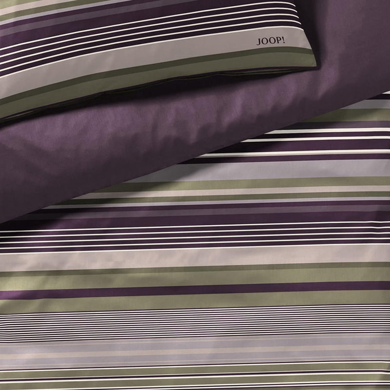 JOOP! Bettwäsche Micro Lines 4099 | 4 Purple Ivy - 155 x 220 1 Bettbezug 155 x 220 cm + 1 Kissenbezu