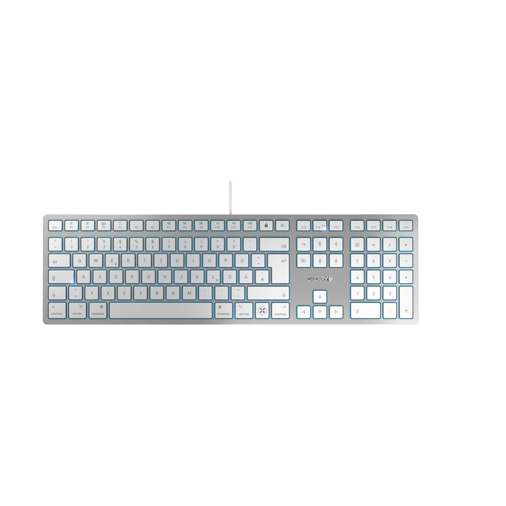 CHERRY KC 6000C for MAC, kabelgebundene Tastatur, Mac-Layout, Deutsches Layout (QWERTZ), USB-C-Ansch