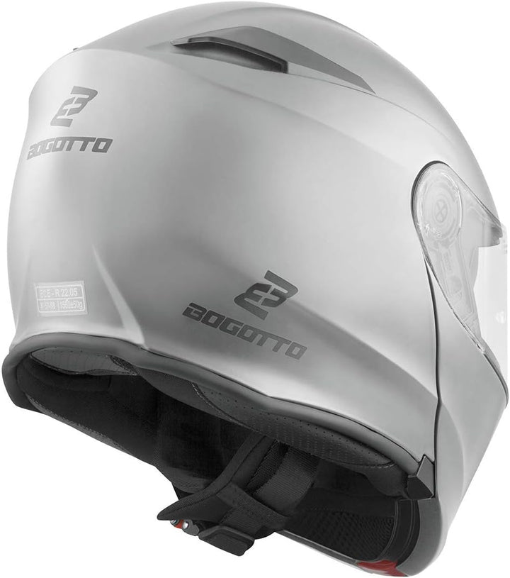 Bogotto V271 BT Bluetooth-Helm XS Silber, XS Silber
