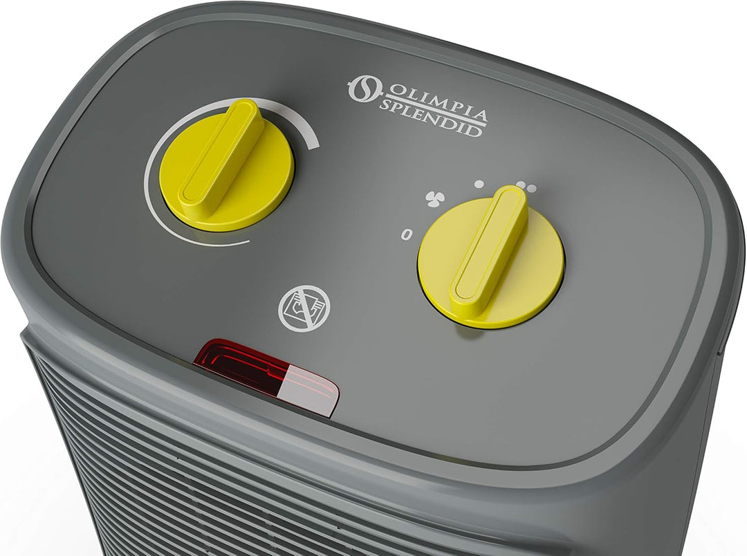 Olimpia Splendid 99294 Caldo Rock O Heizlüfter 2000 W mit Oszillierender Basis, Kunststoff 2000 W +