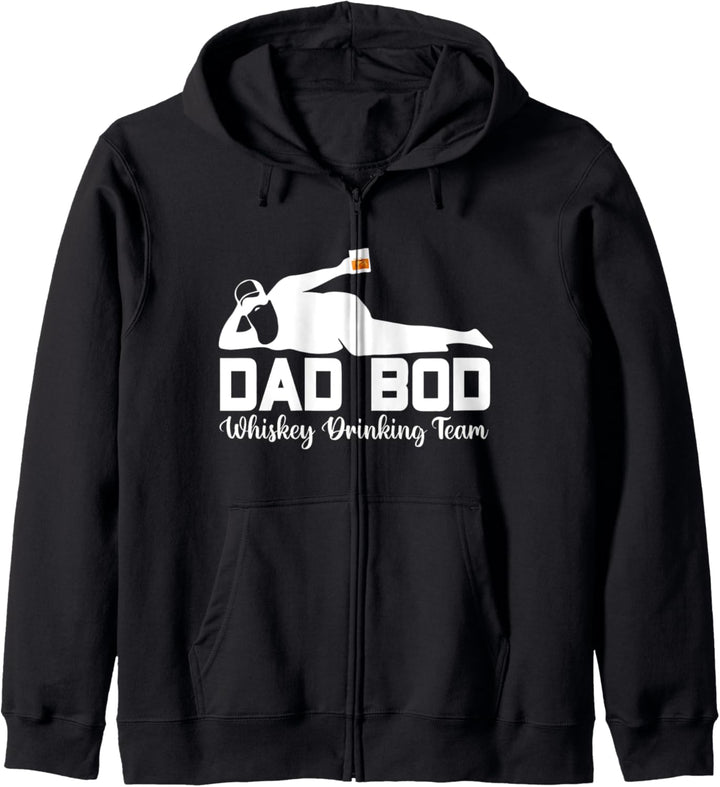 Dad Bod Whiskey Drinking Team - Vater Whiskey-Trinker Kapuzenjacke
