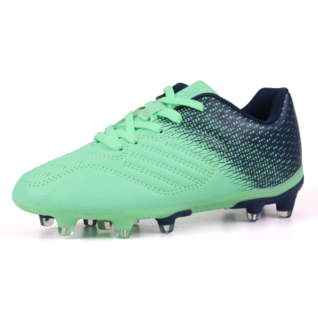 JABASIC Fussballschuhe Kinder Jungen Mädchen Sportliche Outdoor Stollenschuhe Kinder 30 EU Grün Mari