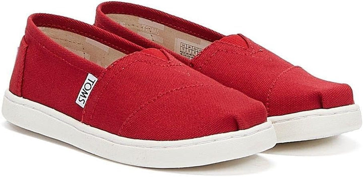 Toms Unisex Kinder Alpargata CoreFlache Slipper 30 EU Rot, 30 EU Rot