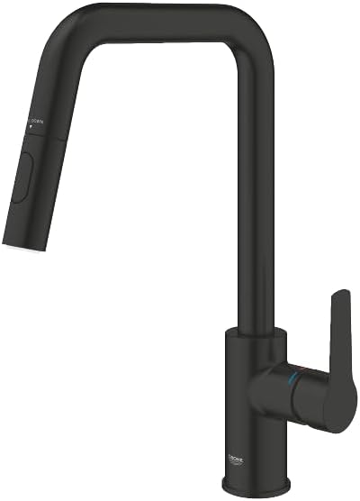 GROHE Start - Einhand- Spültischarmatur (hoher Auslauf, Schwenkbereich 360°, herausziehbare Dual Spü