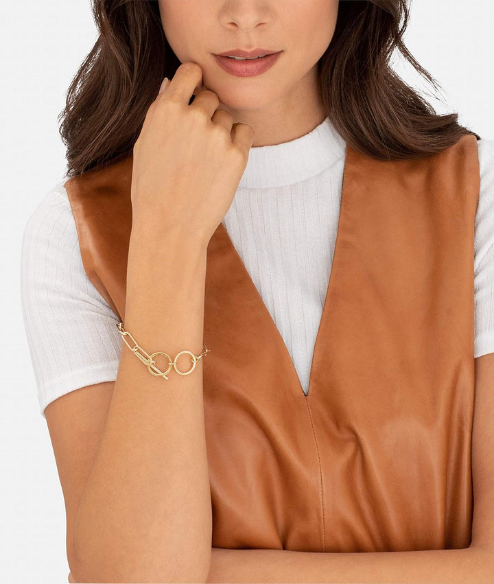 LIEBESKIND BERLIN Damen Schmuck kombinierbar - Edelstahl- Armband und Ketten - Unterschiedliche Trag