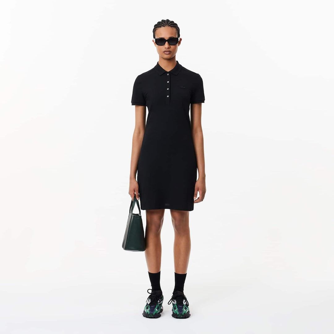 Lacoste Damen Kleid 32 Noir, 32 Noir
