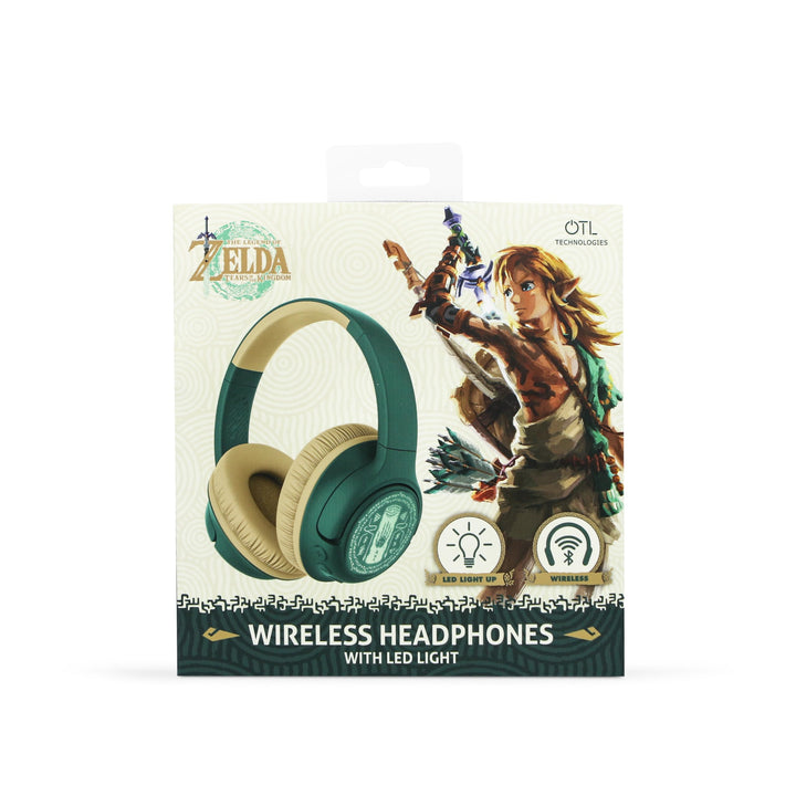 OTL Technologies The Legend of Zelda TEARS of The Kingdom Kabellose faltbare Kopfhörer mit LED-Licht