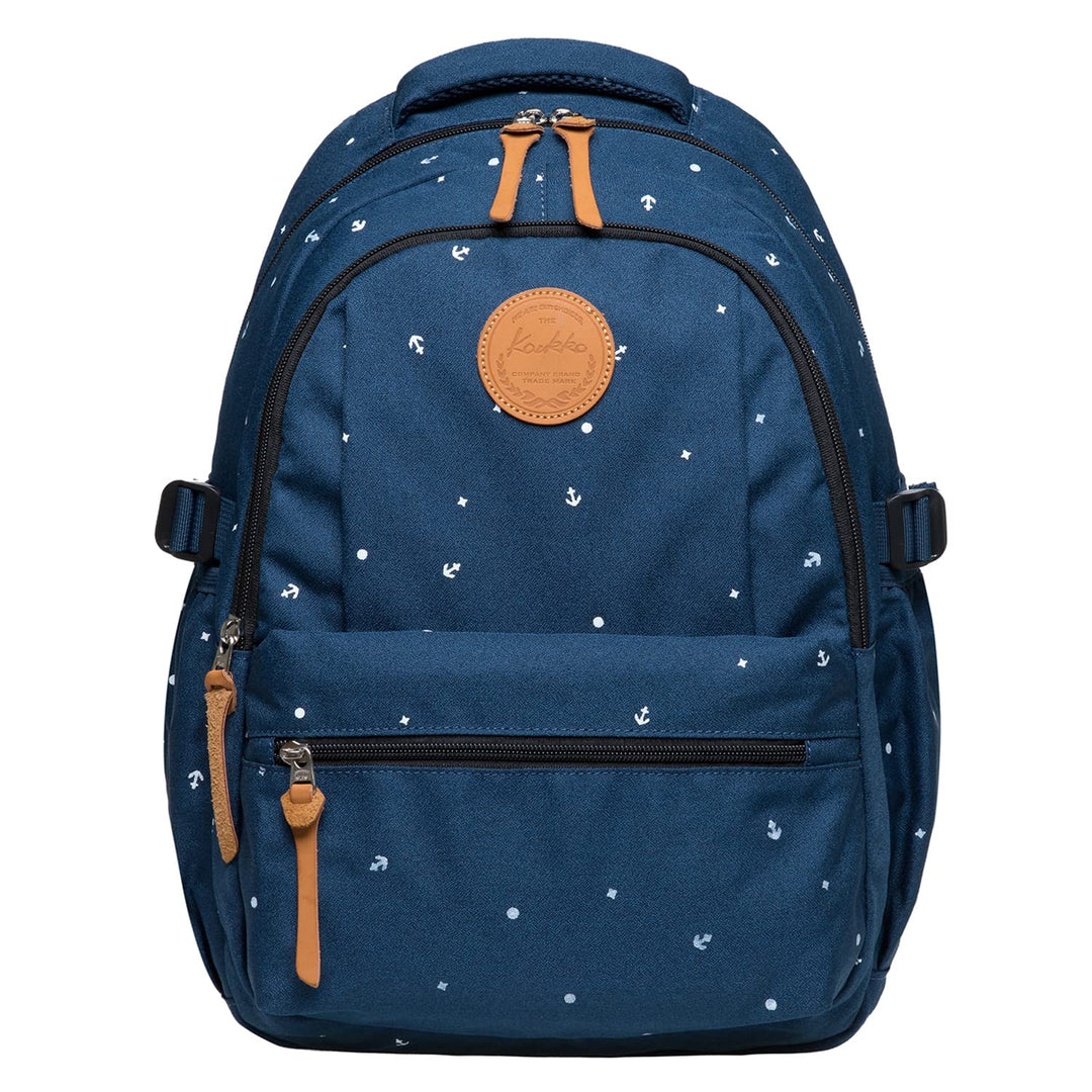 KAUKKO Schöner und durchdachter Rucksack mit 15 Zoll Laptopfach für Schule, Universität, 22 Liter Bl