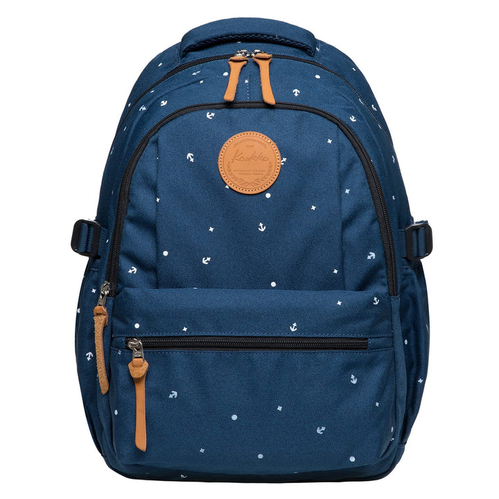 KAUKKO Schöner und durchdachter Rucksack mit 15 Zoll Laptopfach für Schule, Universität, 22 Liter Bl