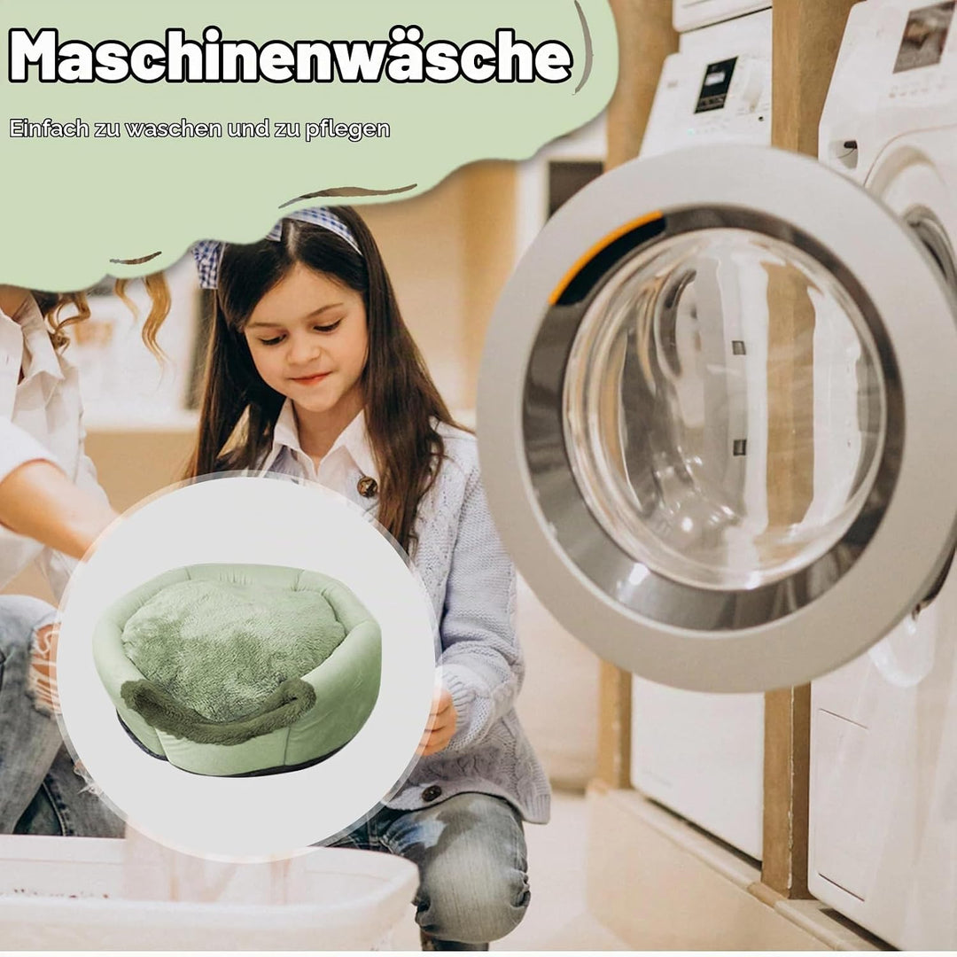Katzenhöhle Katzenbett Waschbares Katzenhaus Haustierbett Weiches Komfort Zelt Katzenstreu Bett Warm