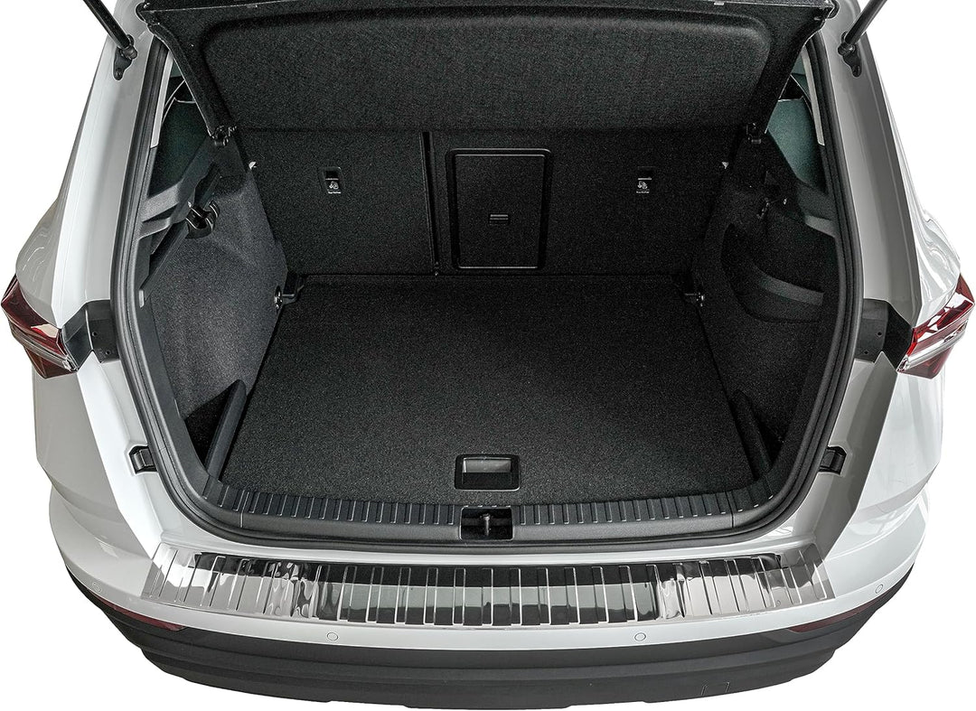Ladekantenschutz Edelstahl CHROM kompatibel für Skoda Karoq | NU7 | BJ ab 2017> | premium Qualität v