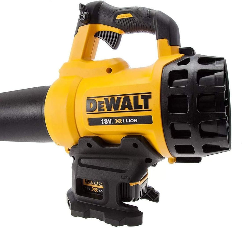 Dewalt Akk-Gebläse/Laubbläser (18 V, 5.0 Ah bürstenlos, 145 km/h Luftgeschwindigkeit, geräuscharmes