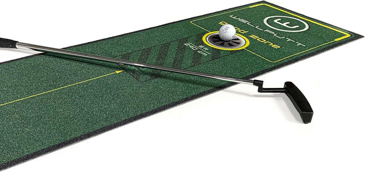 WELLPUTT - Puttingmatte Golftraining - 3m Start 2.0