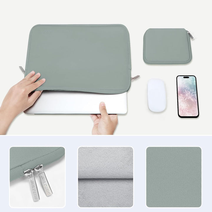 MOSISO Laptop Hülle Tasche 15 Zoll, 15 Zoll Laptophülle Kompatibel mit MacBook Air 15 Zoll M4 A3241