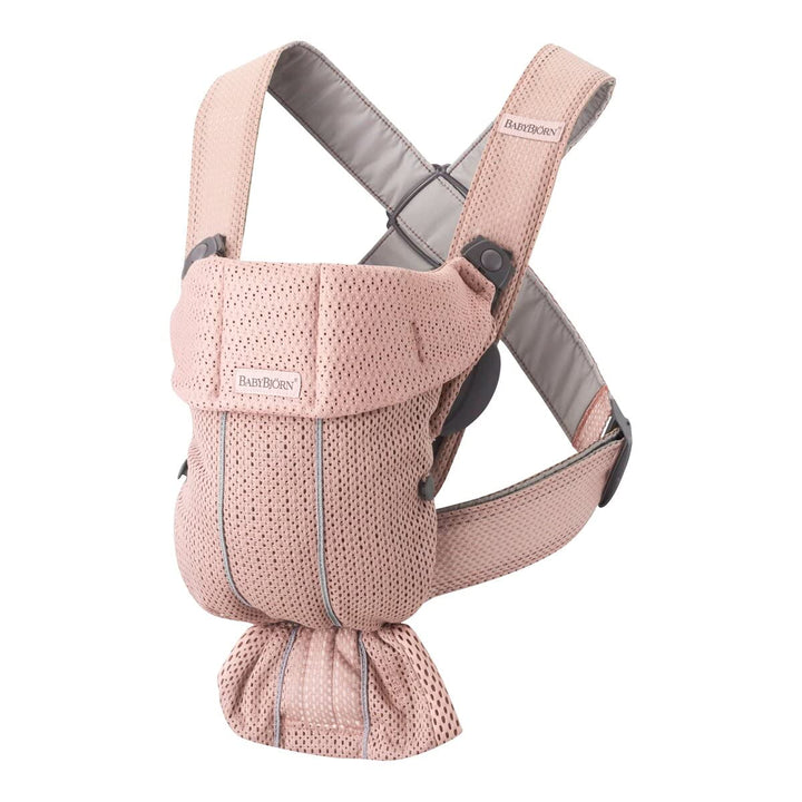 BabyBjörn Babytrage Mini, 3D-Netzstoff, Altrosa 3D-Netzstoff Altrosa, 3D-Netzstoff Altrosa