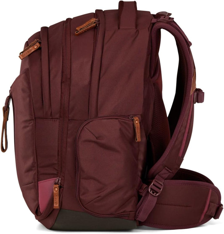 Satch Match Schulrucksack Set 3tlg. inkl. Schlamperbox und Sporttasche Nordic Ruby Skandi Edition, N