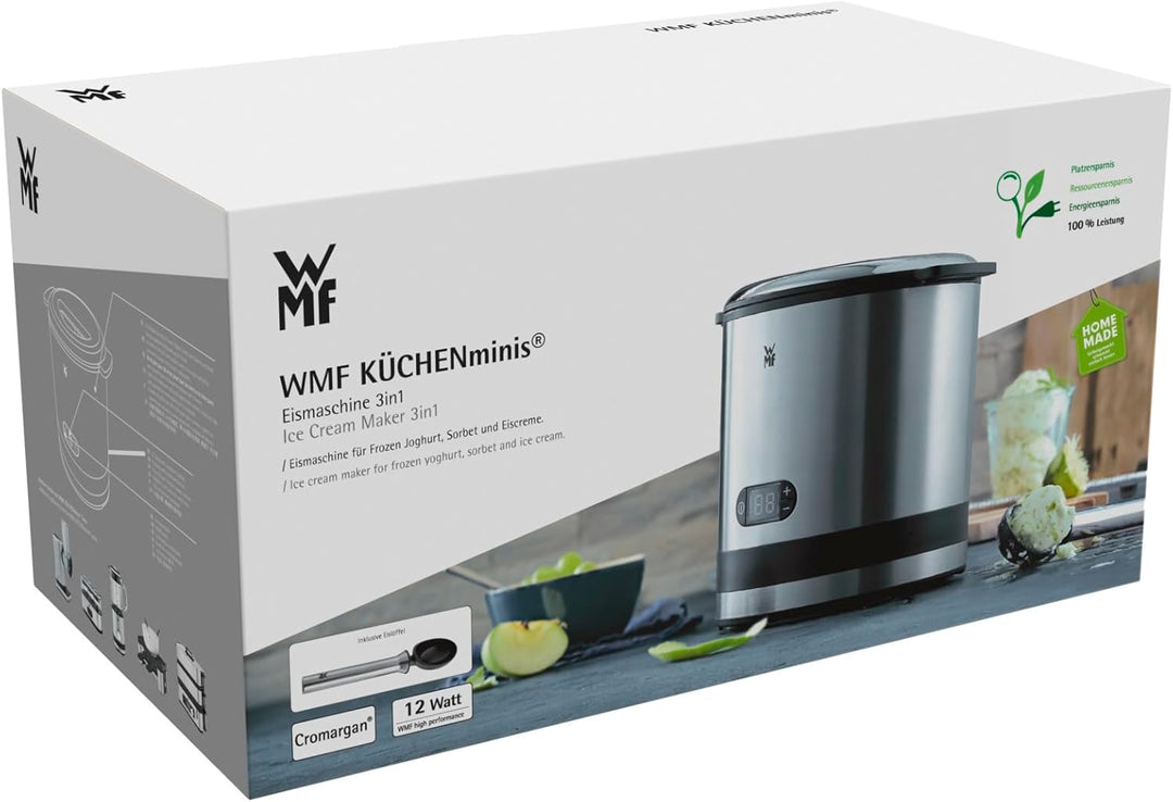 WMF WMF KÜCHENminis Eismaschine 3 in1 Edelstahl rostfrei NEU Single