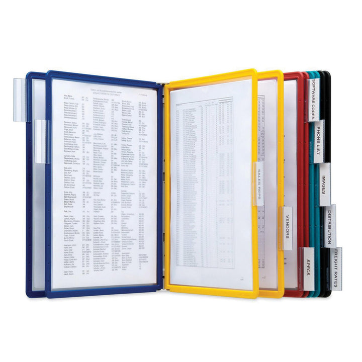 Durable Vario Design Referenzsystem, Polypropylen, schwarz, 10-Panel Assorted 10-Panel Assorted Wand