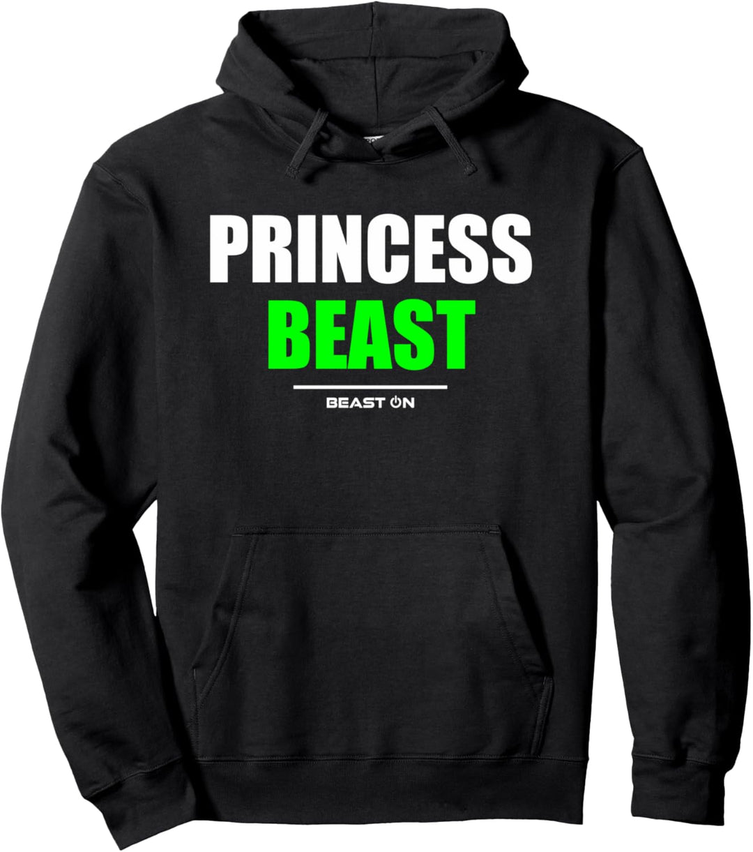 Prinzessin Beast Gym Fitness Workout Bodybuilding Gains Grün Pullover Hoodie