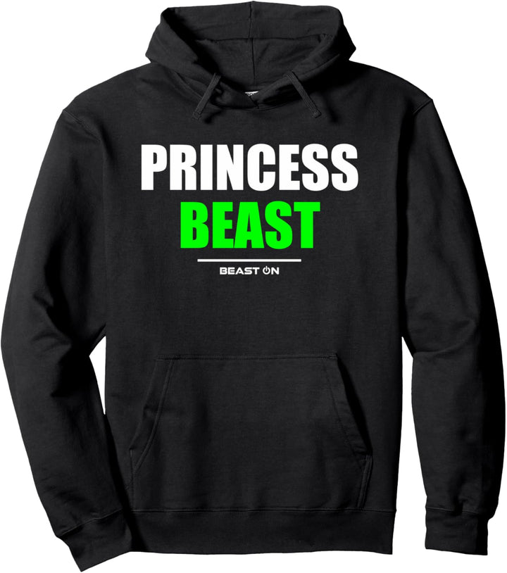 Prinzessin Beast Gym Fitness Workout Bodybuilding Gains Grün Pullover Hoodie
