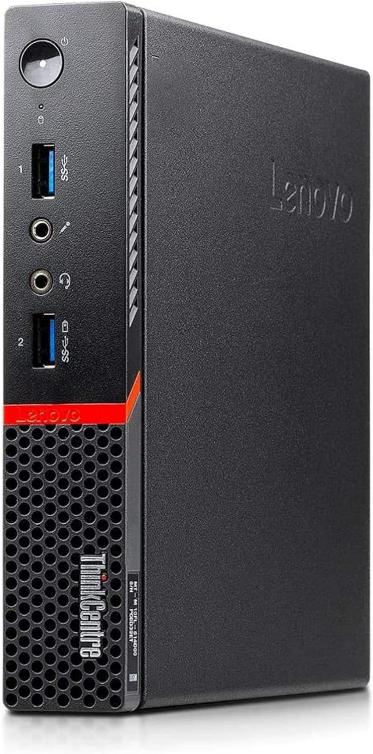 Lenovo ThinkCentre M900 Tiny Mini PC | Intel Cores i7-6700T 2.8GHz | 8GB RAM | SSD 240GB | Display P