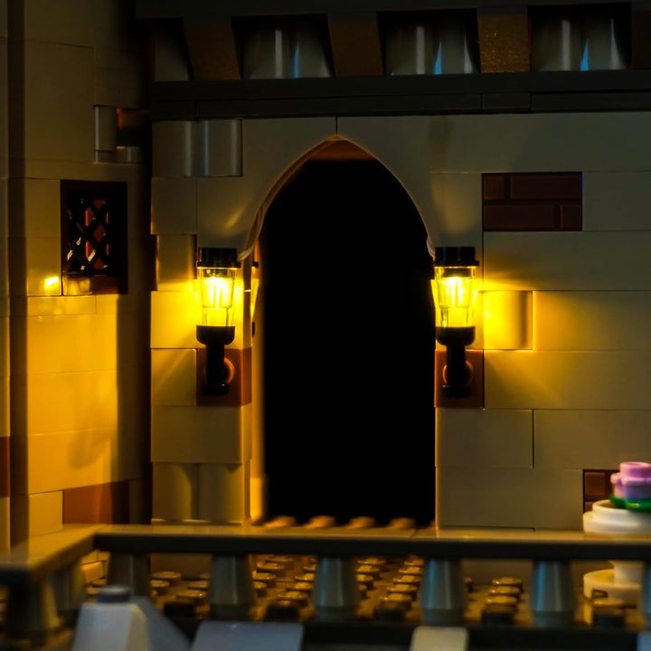 Fernbedienung Licht-Kit Kompatibel mit Lego 76454 Hogwarts Castle: The Main Tower (Kein Modell), Led
