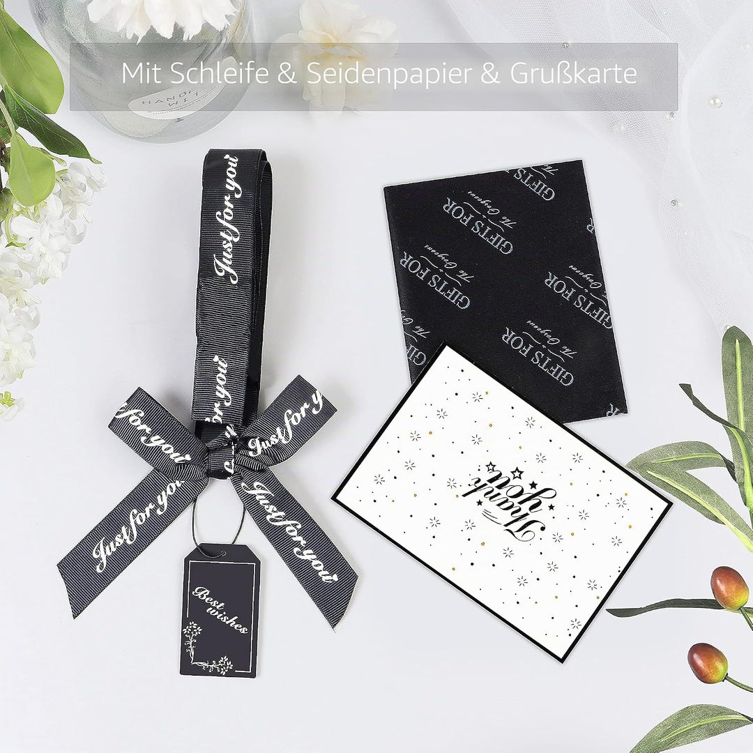 JiaWei Geschenkbox 33 x 31 x 11,5 cm Gross, Geschenkkarton mit Magnetisch Deckel &amp; Kreuzförmige Schl
