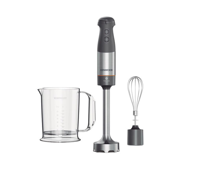Kenwood Triblade XL+ HBM60.002GY Stabmixer - Pürierstab mit TriBlade-System, Einstellbare Geschwindi