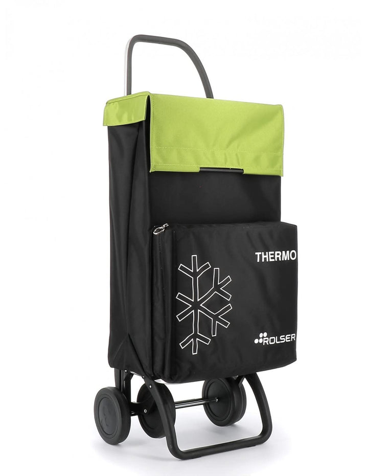 Einkaufstrolley Rolser Thermo Fresh MF 4 Räder - Schwarz und Lima 4 Räder Schwarz und Lima, 4 Räder