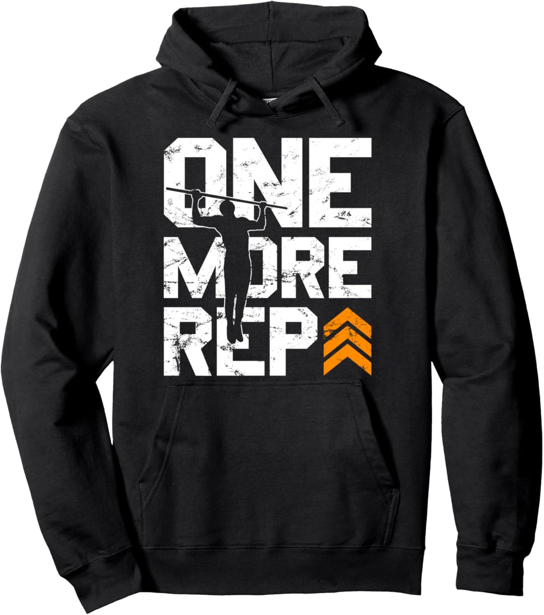 Calisthenics One More Rep Pullup Pullover Hoodie
