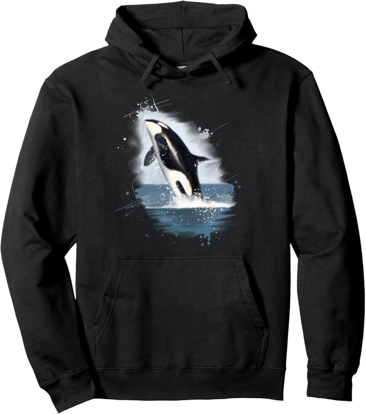 Killerwal und Orca Geschenk Pullover Hoodie