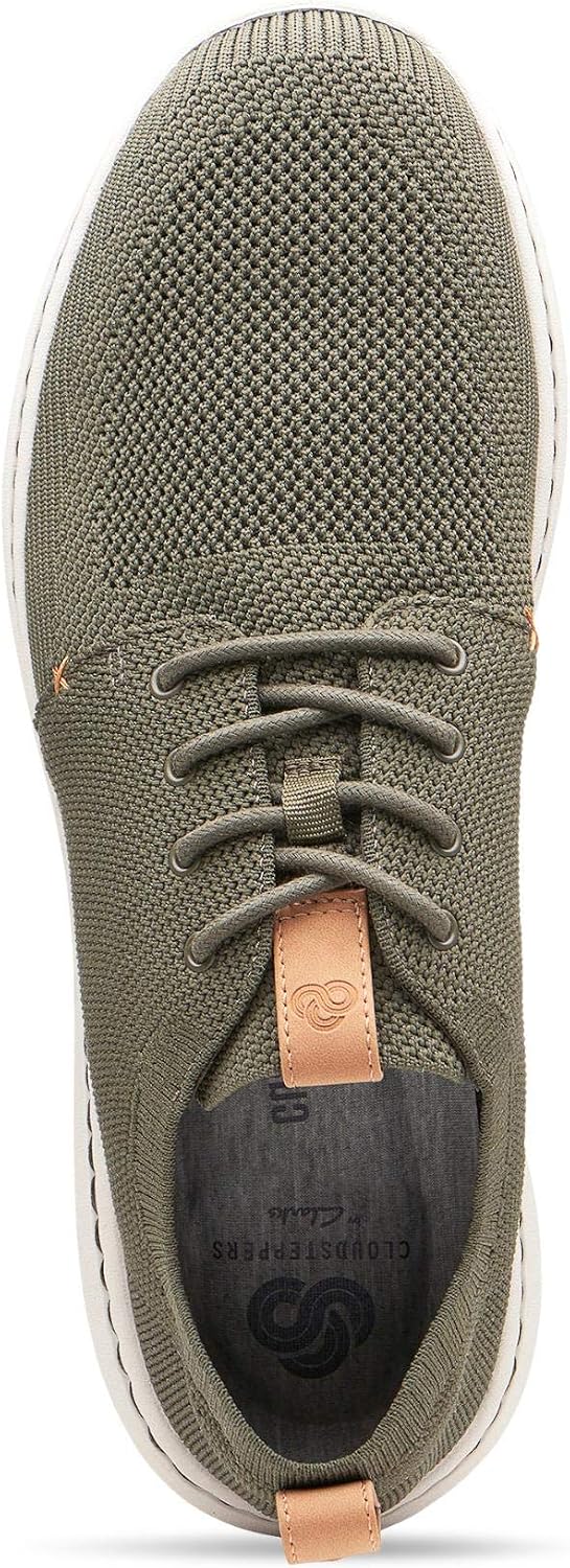Clarks Herren Step Urban Mix'Sneaker 40 EU Khaki, 40 EU Khaki