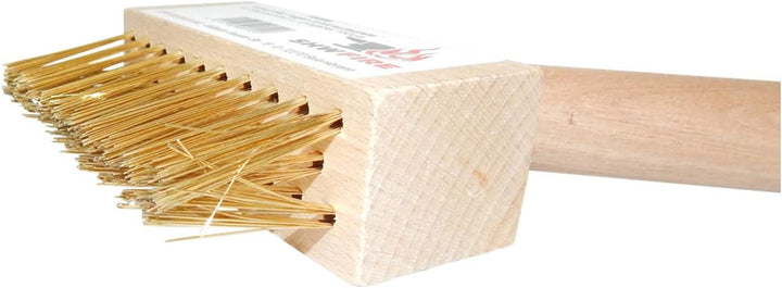 Fugenbürste Unkrautbürste Fugenreinigung mit Stahlborsten mit Stiel Holzstiel 150cm von SHW-FIRE