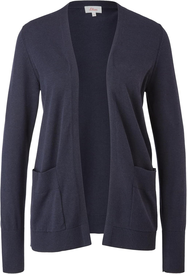 s.Oliver Damen Cardigan, 36 Navy