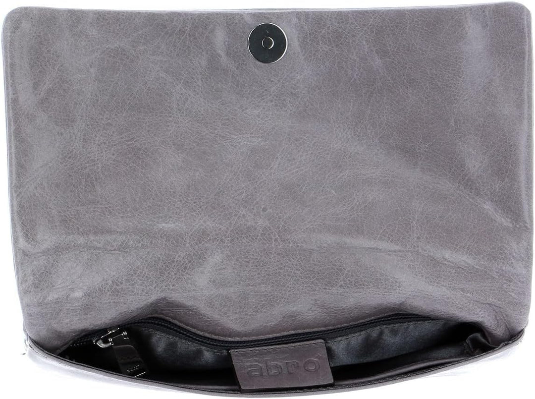 Abro Damen Clutch, S Grau, Grau