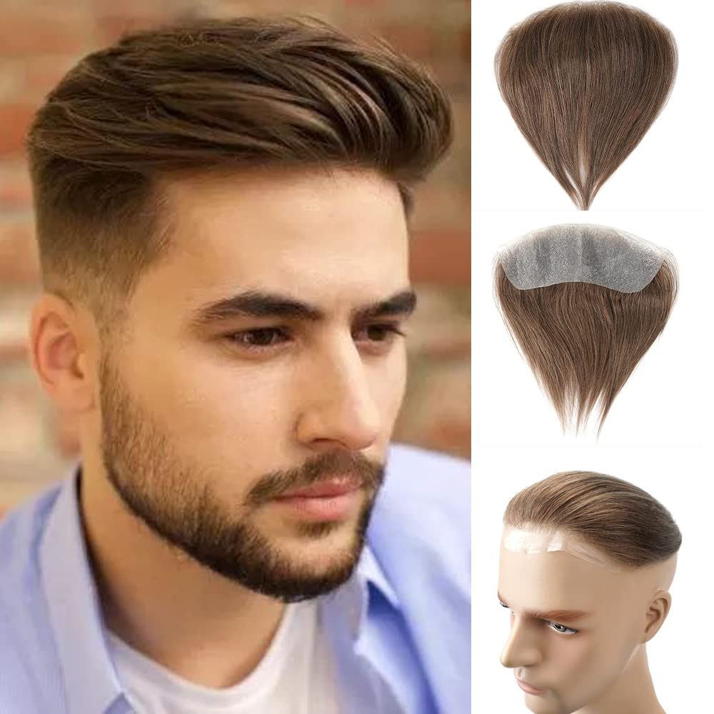 Lordhair Toupet Herren,100% Europäisches Echthaar Herren Toupet Echthaar,V-LOOP Skin Toupet Herren,T