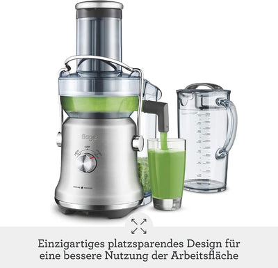 Sage Appliances SAGE SJE530 the Nutri Juicer Cold Plus, Entsafter, Gebürstetes