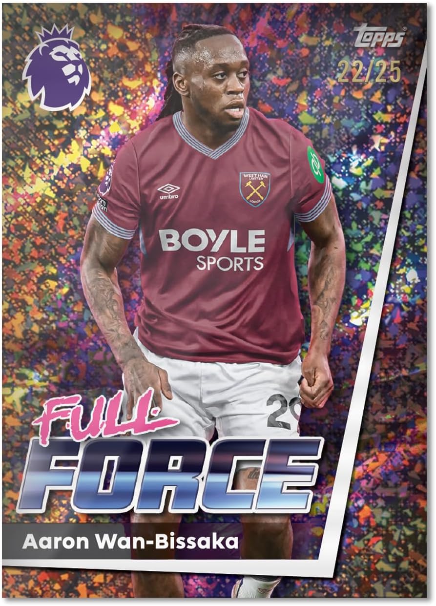 Topps Premier League 2026 - Debüt-Edition - Mega Tin (Globallers). Enthält 40 Karten Plus 3 Globalle