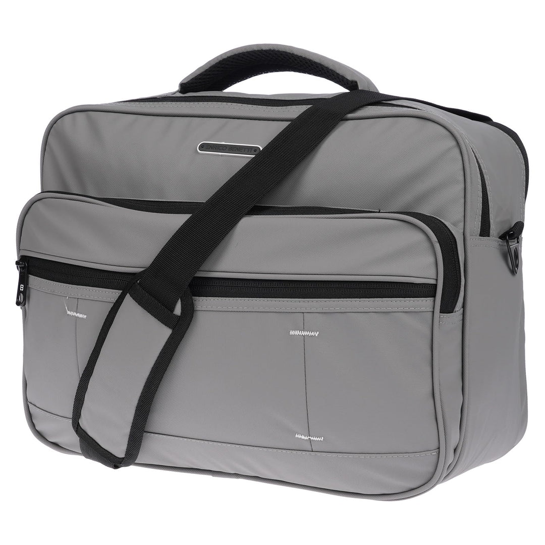 Christian Wippermann XXL Herren Umhängetasche Flugbegleiter Tasche Messenger Arbeitstasche 17 Zoll L