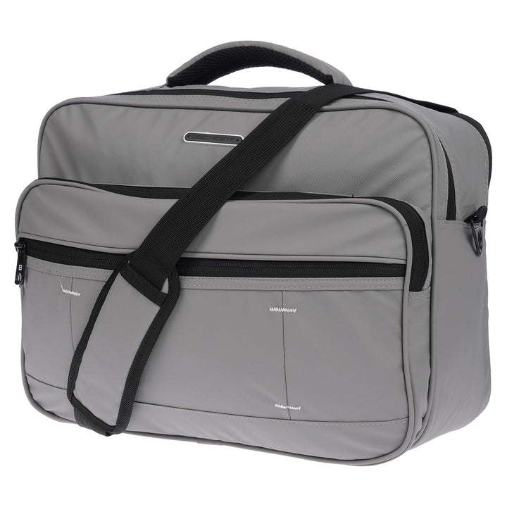 Christian Wippermann XXL Herren Umhängetasche Flugbegleiter Tasche Messenger Arbeitstasche 17 Zoll L