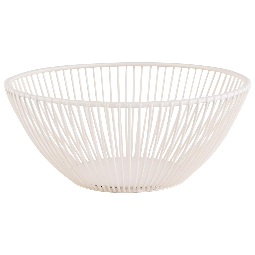 APS 30426 Korb -SVART- in whisper white Ø 20 cm, Höhe 8 cm, Whisper White Ø 20 cm, Höhe 8 cm