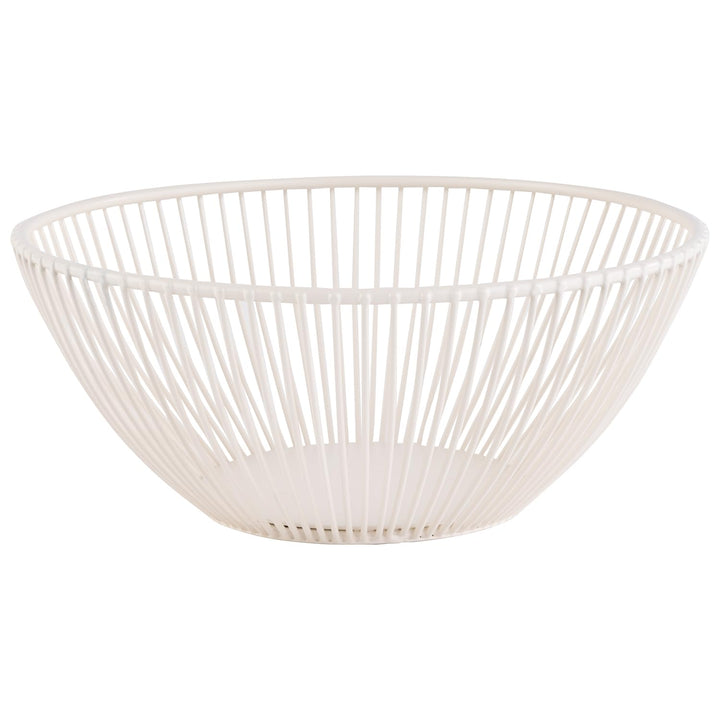 APS 30426 Korb -SVART- in whisper white Ø 20 cm, Höhe 8 cm, Whisper White Ø 20 cm, Höhe 8 cm