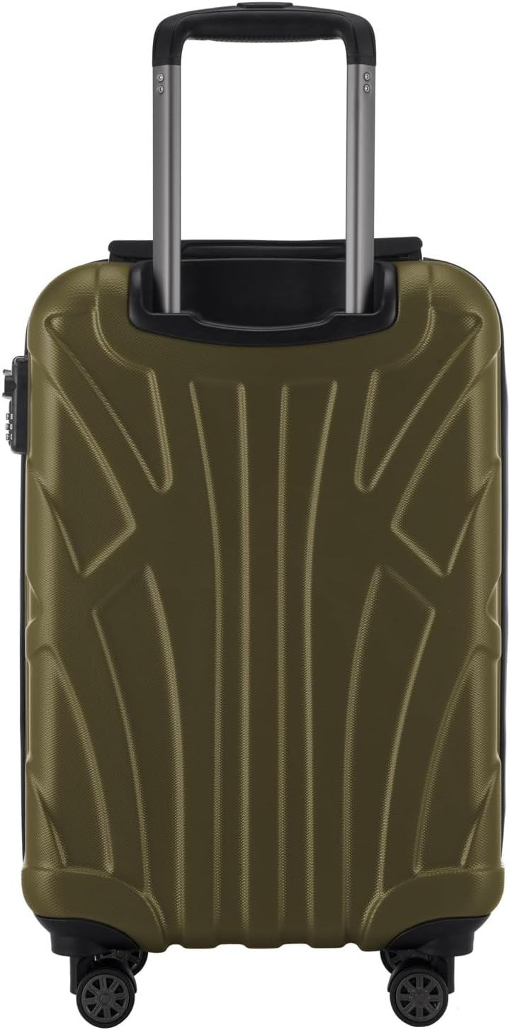 suitline Handgepäck Hartschalen-Koffer Koffer Trolley Rollkoffer Reisekoffer, TSA, 55 cm, ca. 34 Lit